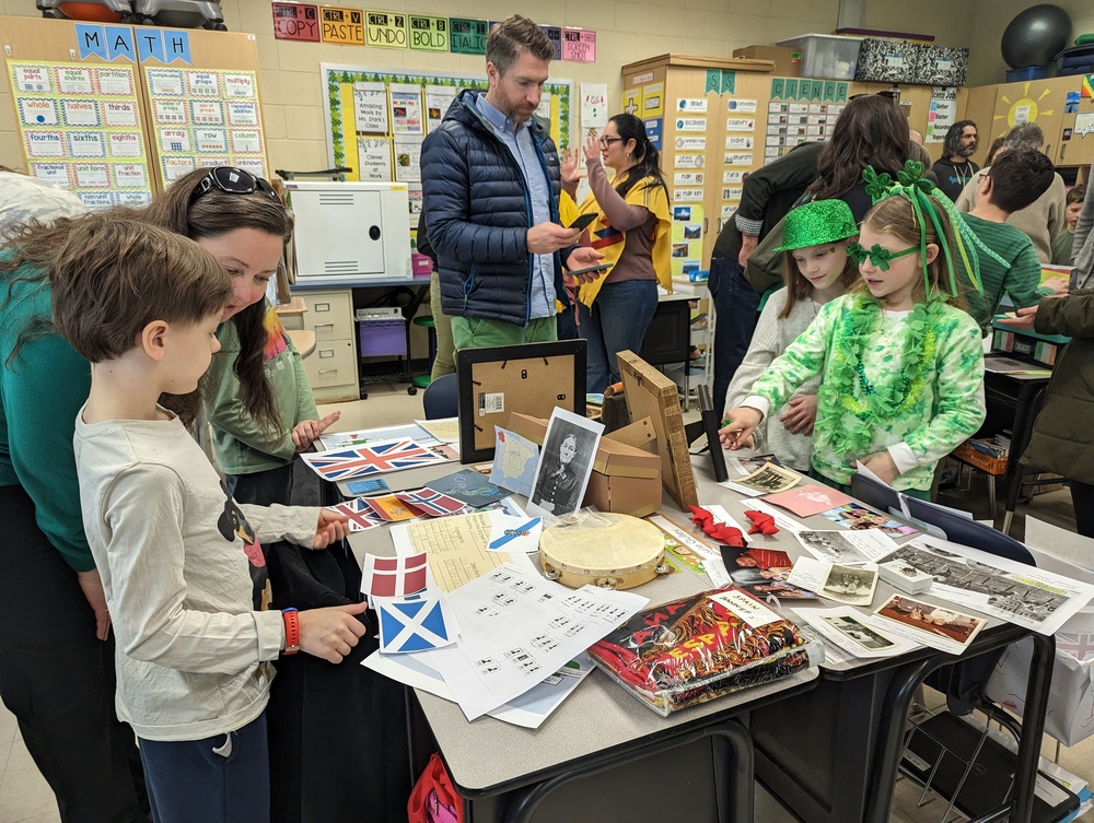Students and parents enjoy Family Heritage Day