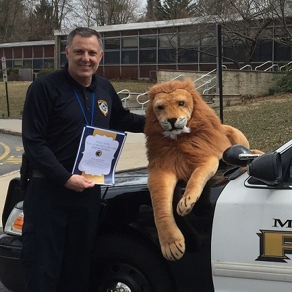 Officer Behre Order of the Lion Recipient