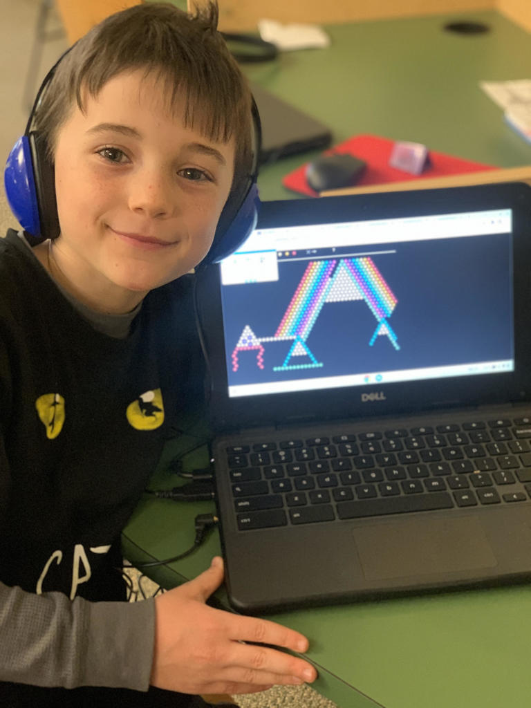 Digital lite brite